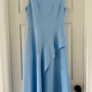 Calvin Klein Blue A-line Midi Dress